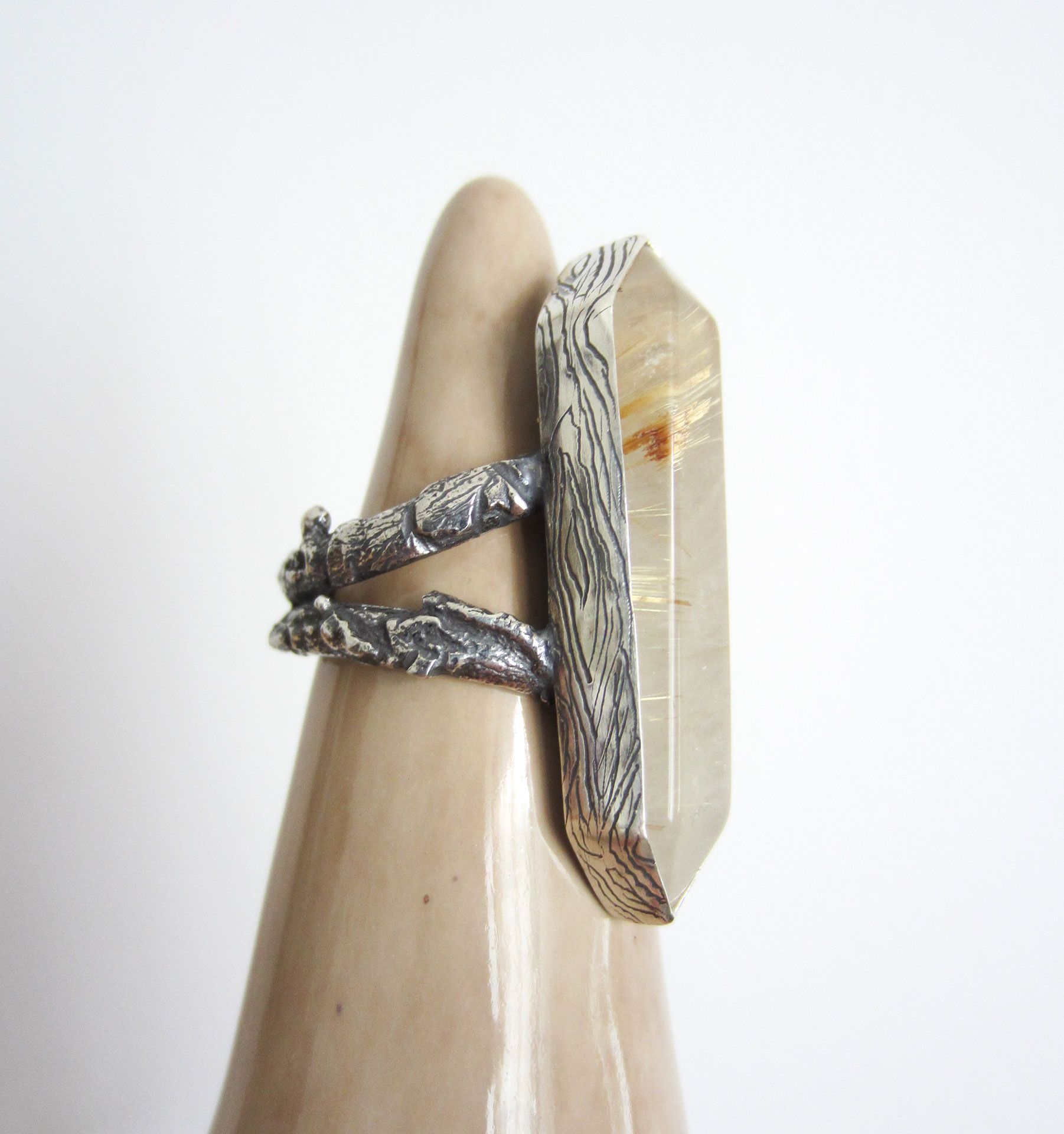 ANILLO HEBRAS DE ORO T.16 - Imagen 2