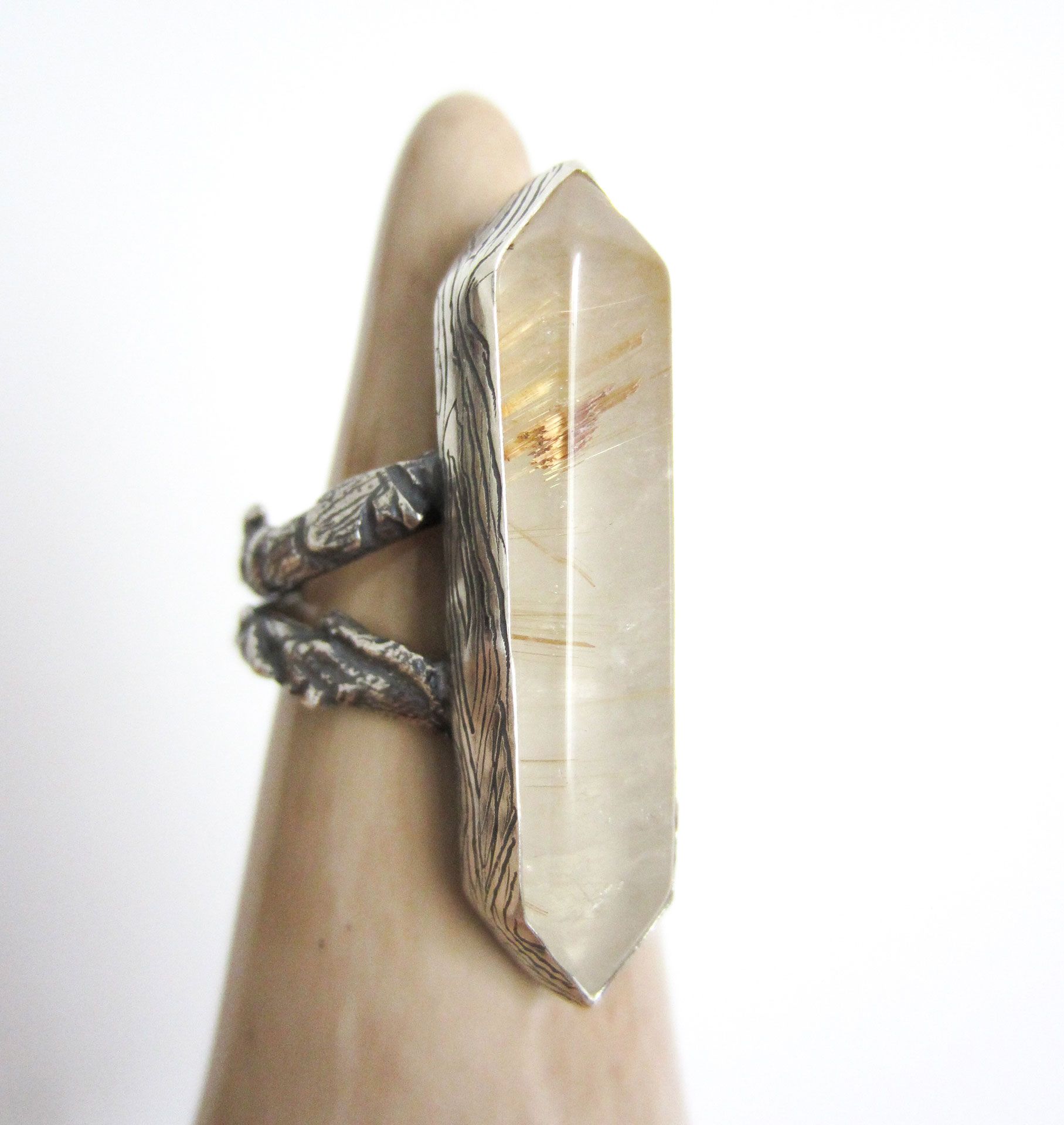 ANILLO HEBRAS DE ORO T.16 - Imagen 4