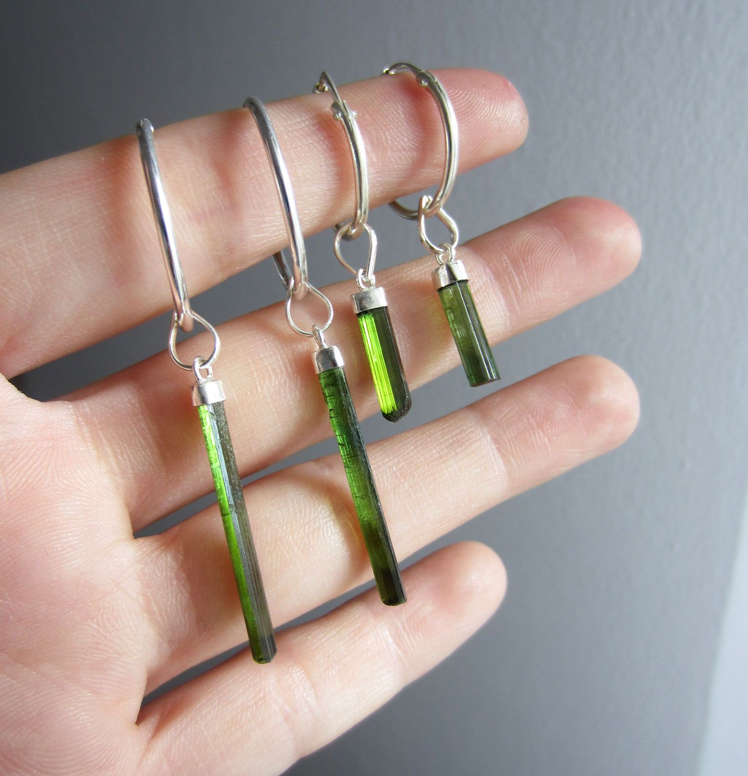 Pendientes Turmalina