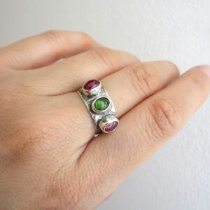 ANILLO CRISANTEMOS T.12,5