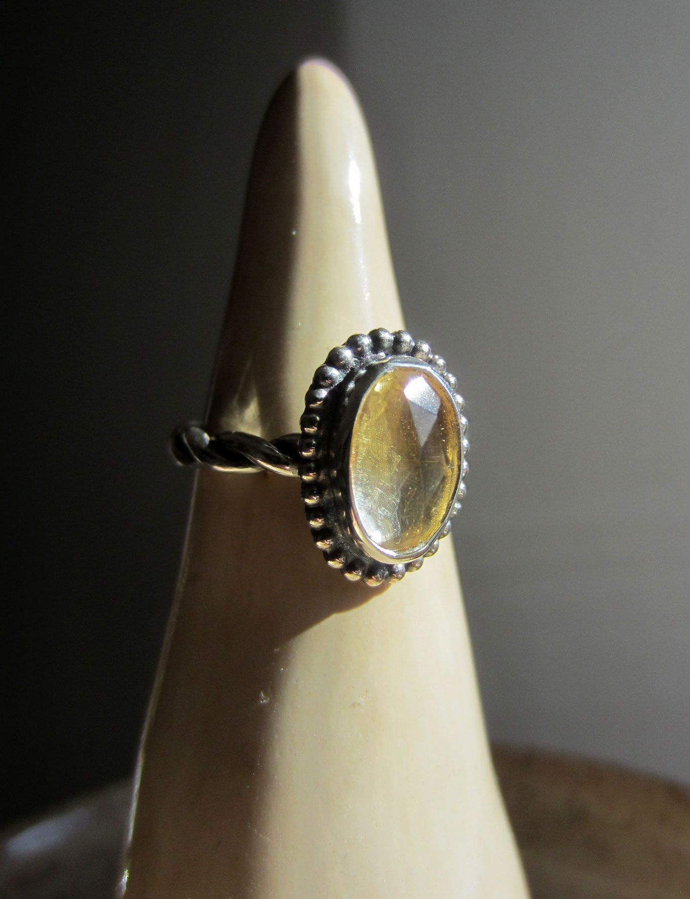 ANILLO SOMBRA DE TRIGO T.15